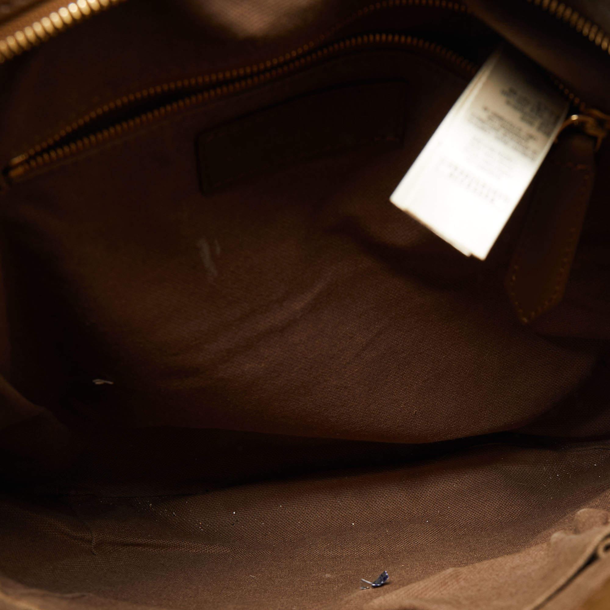 Burberry Brown Quilted Leather Dunloe Hobo 7