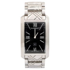 Burberry BU1097 Black Dial 38MM X 30MM Stainless Steel Men’s Watch