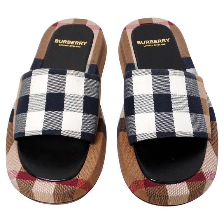 Sandalias de plataforma Burberry Buckingham Check en venta en - Main Image