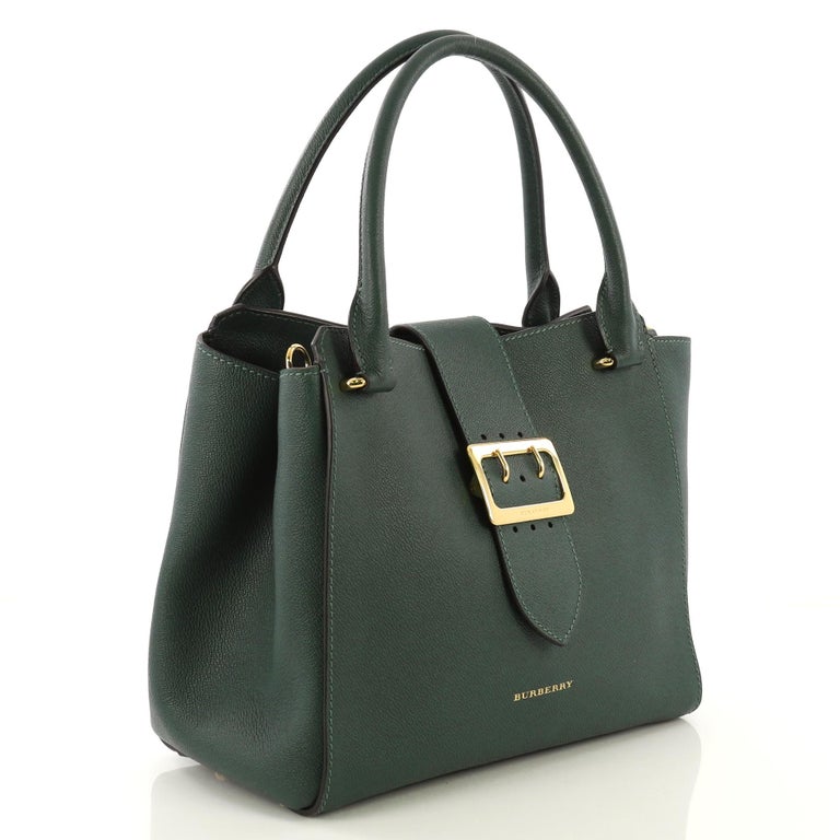 Burberry Buckle Tote Leather Medium at 1stDibs