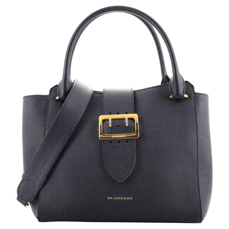 Burberry Buckle Tote Leather Medium For Sale at 1stDibs