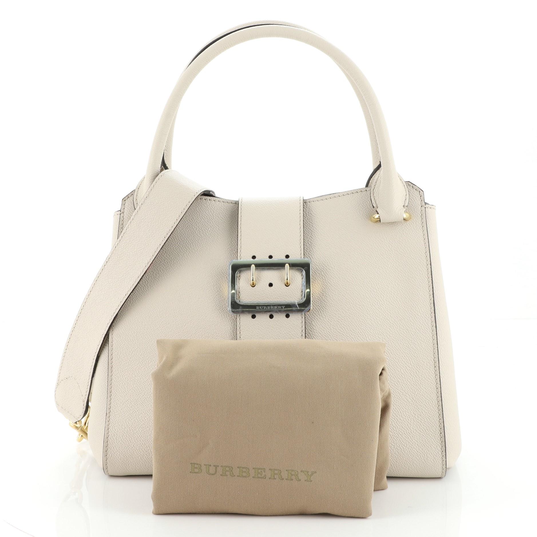 Burberry buckle tote clearance