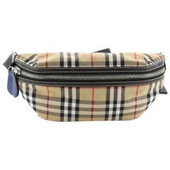 Burberry Bum Bag Vintage Check Canvas Medium