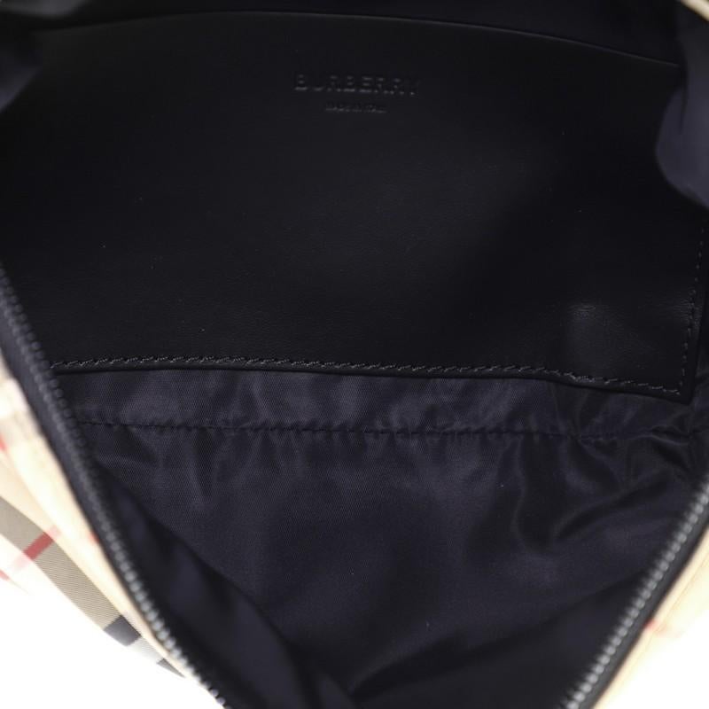 Women's or Men's Burberry Bum Bag Vintage Check Canvas with Nylon