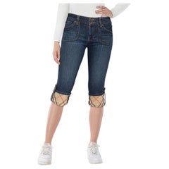 Burberry Burberry Blue Label Blue Denim Capri Jeans Size XS