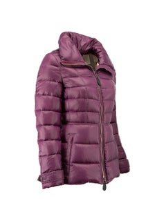 Burberry Burberry Brit Purple Feather Down Puffer Coat Size S