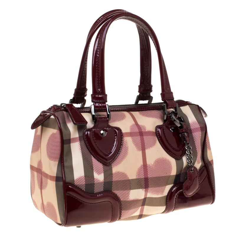 burberry burgundy bag