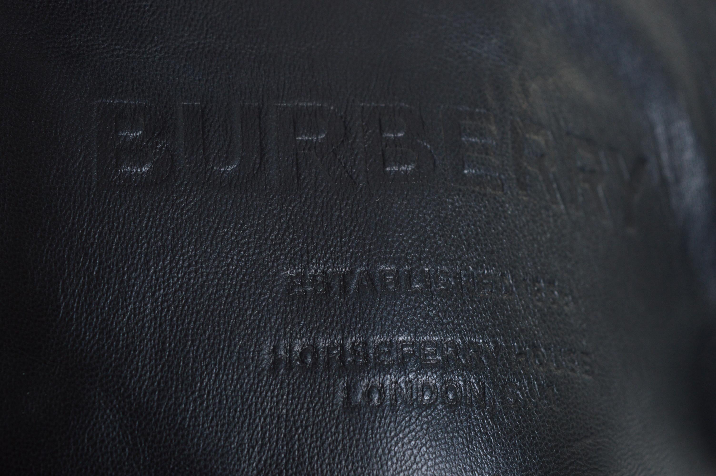 Burberry by Ricardo Tisci Lamb skin leather Bomber Jacket For Sale 1