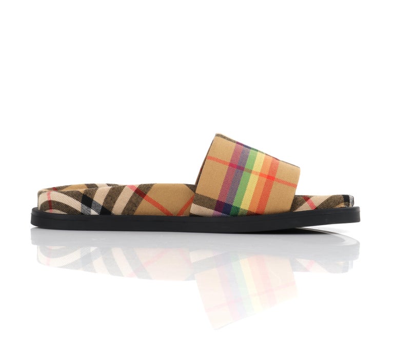 Burberry rainbow sandals outlet