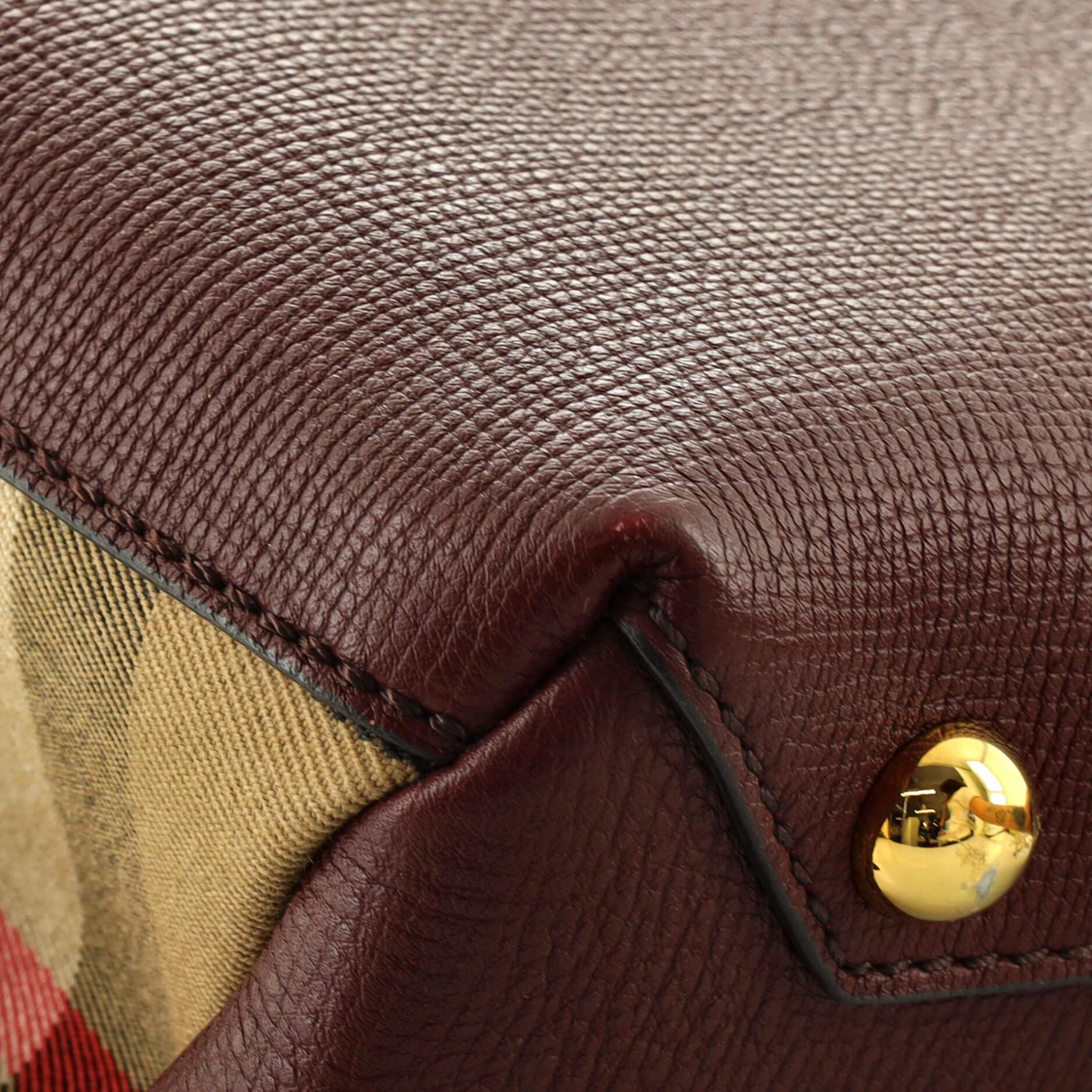 Burberry Camberley Borsa a manico alto in pelle media 2