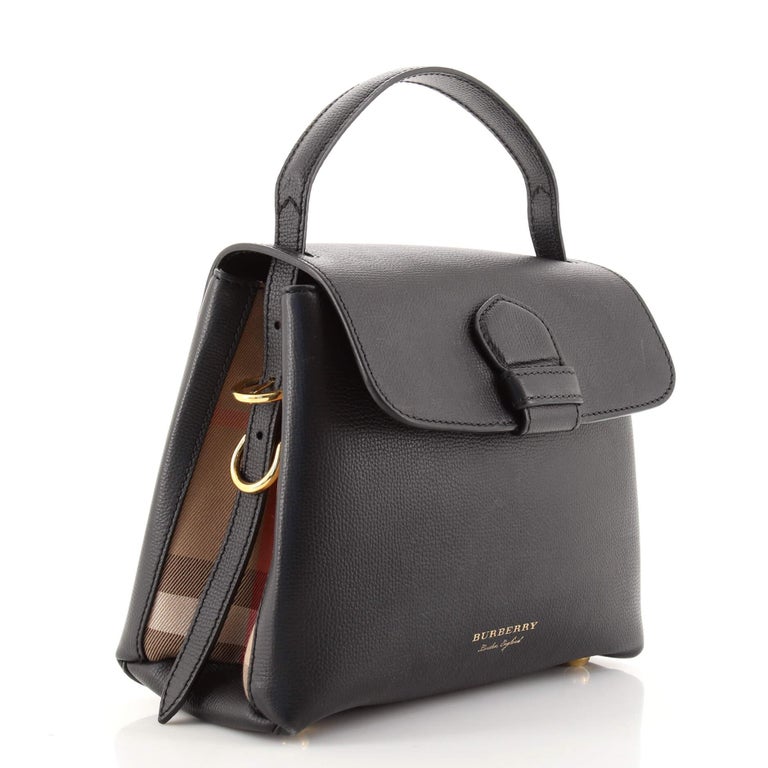 Burberry Camberley Top Handle Bag Leather Small For Sale at 1stDibs