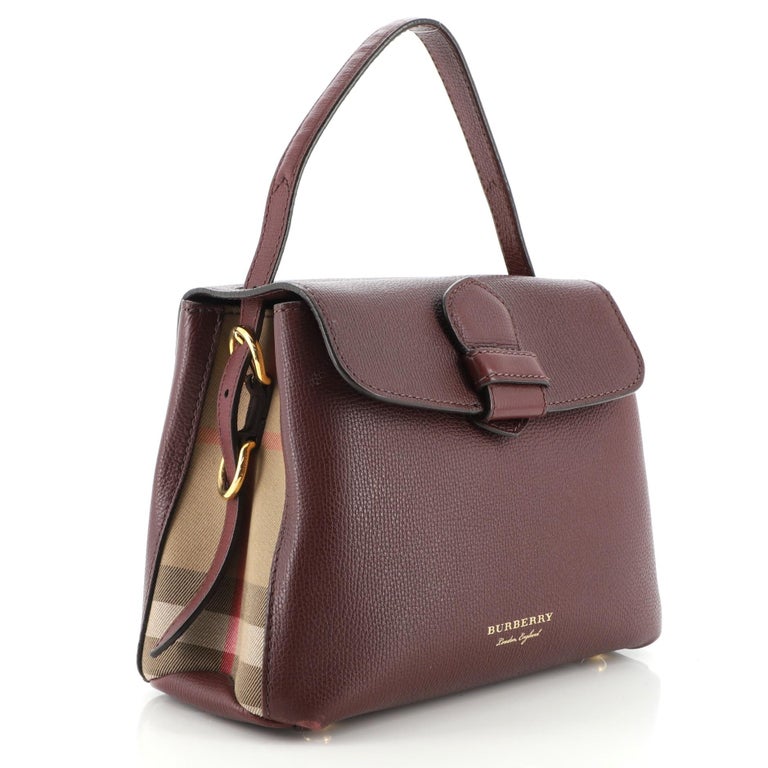 Burberry Camberley Top Handle Bag Leather Small at 1stDibs burberry