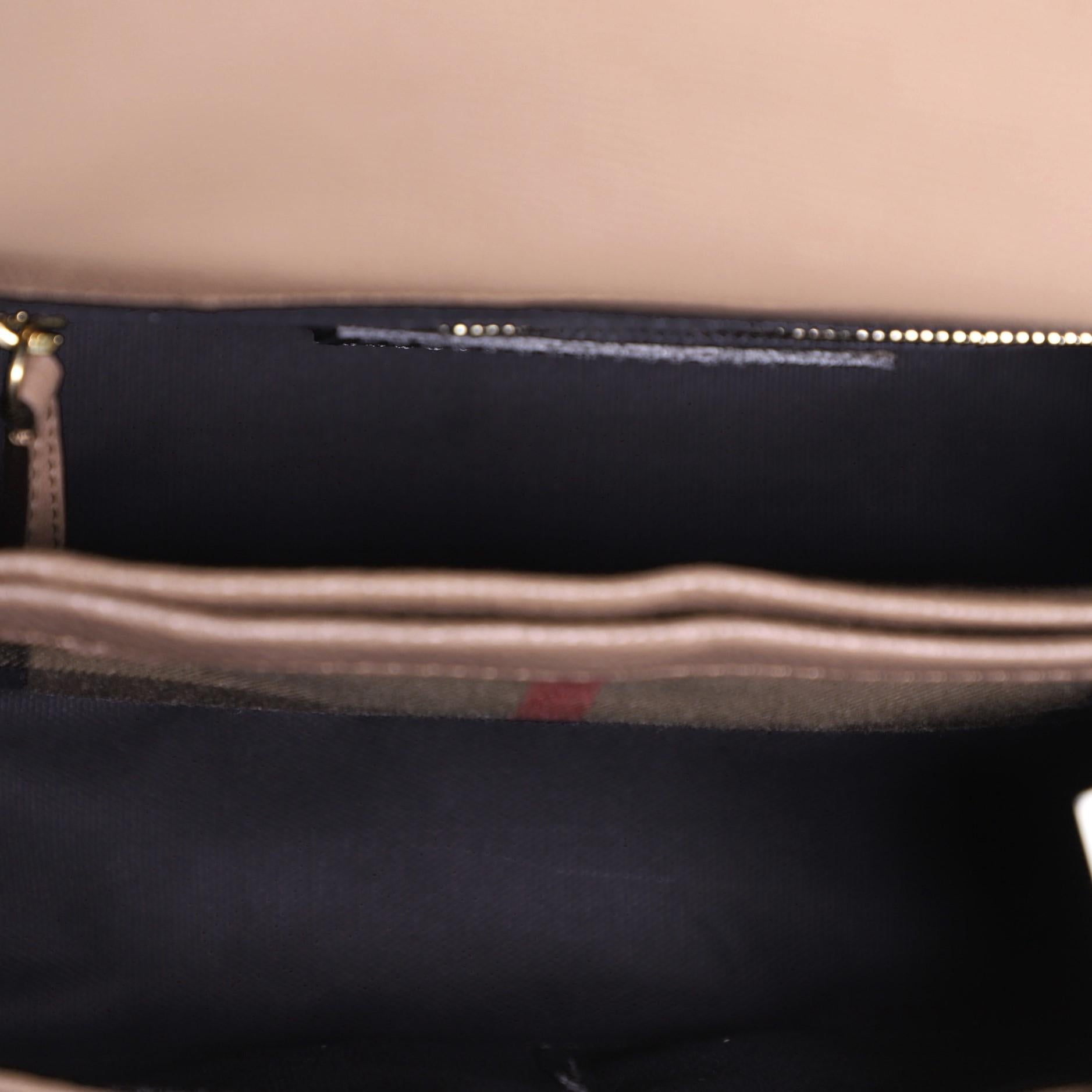 Burberry Camberley Top Handle Bag Leder Klein (Braun)