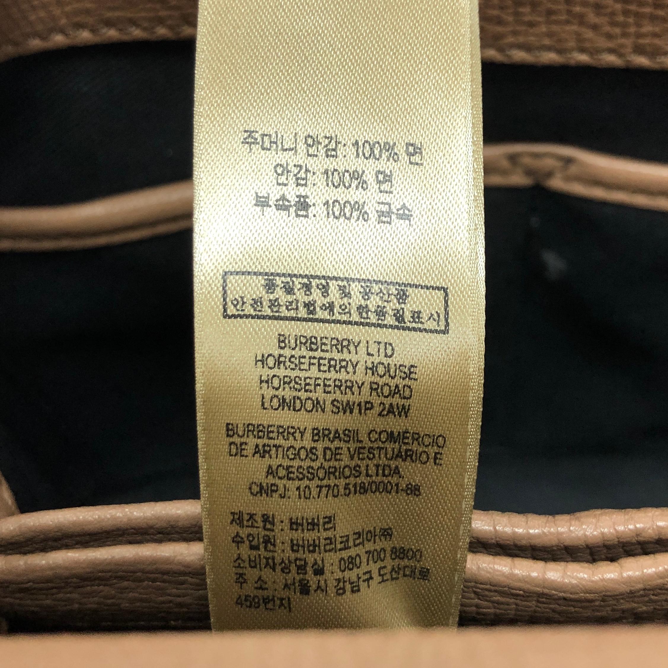 Burberry Camberley Top Handle Bag Leder Klein im Zustand „Gut“ in NY, NY