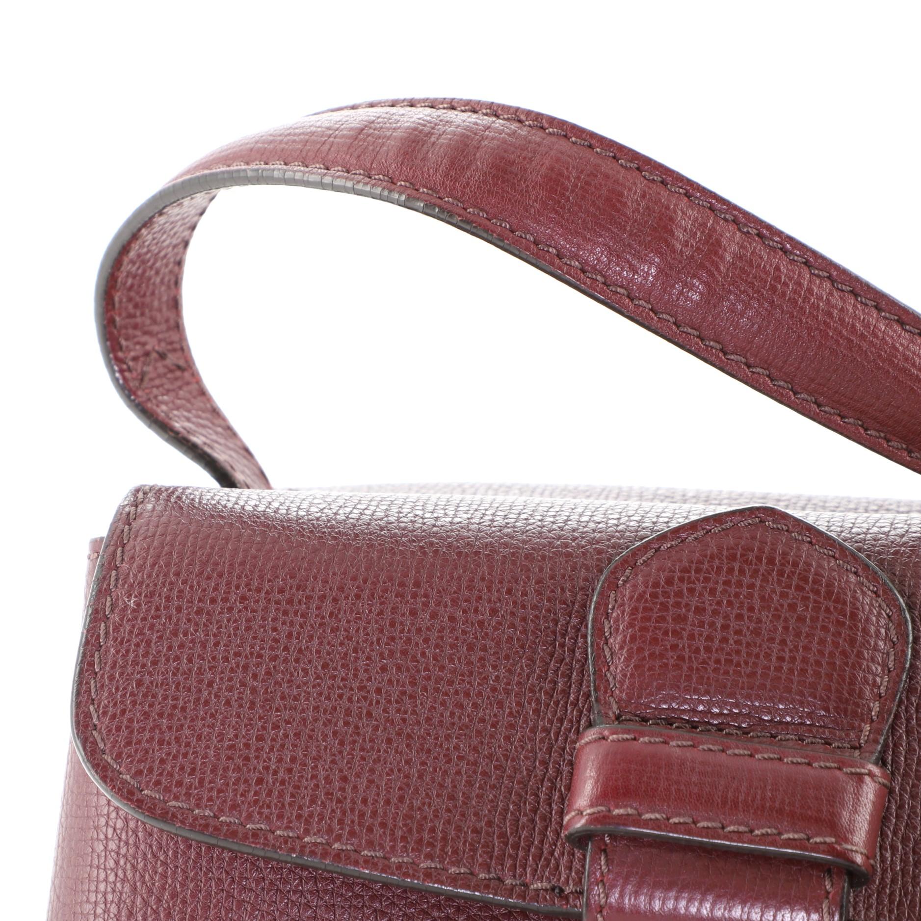 Burberry Camberley Top Handle Bag Leather Small In Good Condition In NY, NY