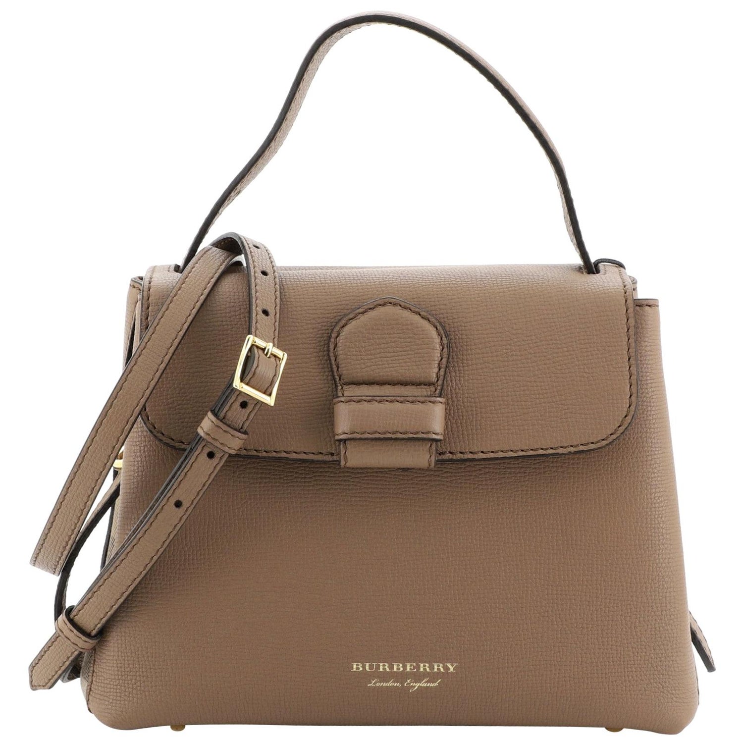 Burberry Camberley Top Handle Bag Leather Small at 1stDibs