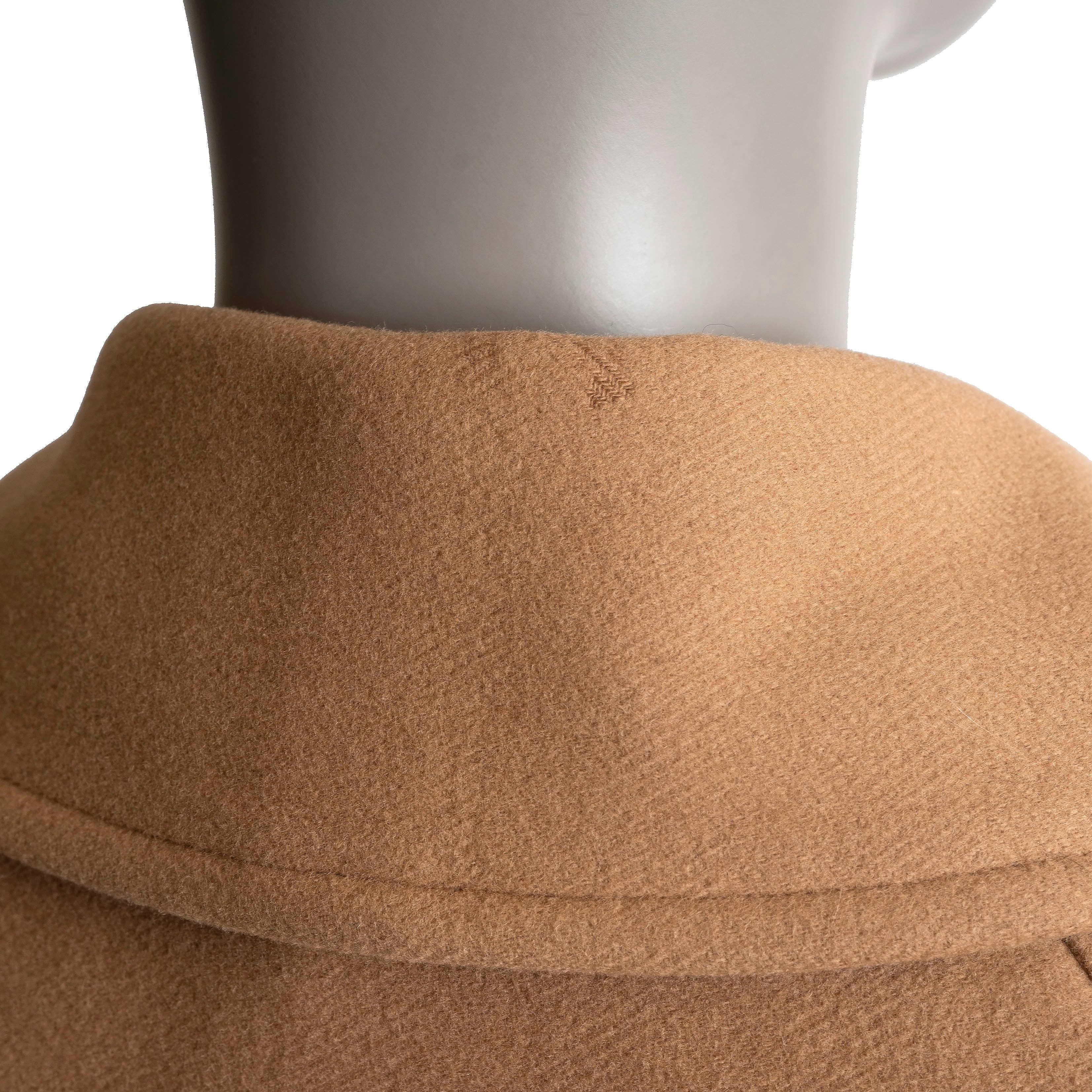 BURBERRY camel brown wool 2018 CRANSTON TRENCH Coat Jacket 4 XS For Sale 3