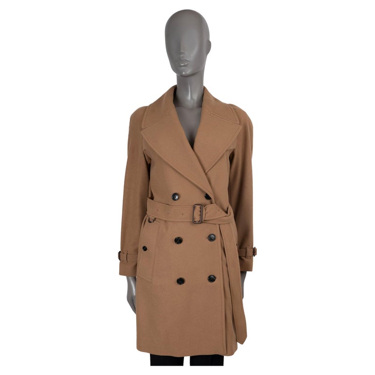Trench Coat Burberry Sale 2018 Dates BURBERRY Camel Brown Wool