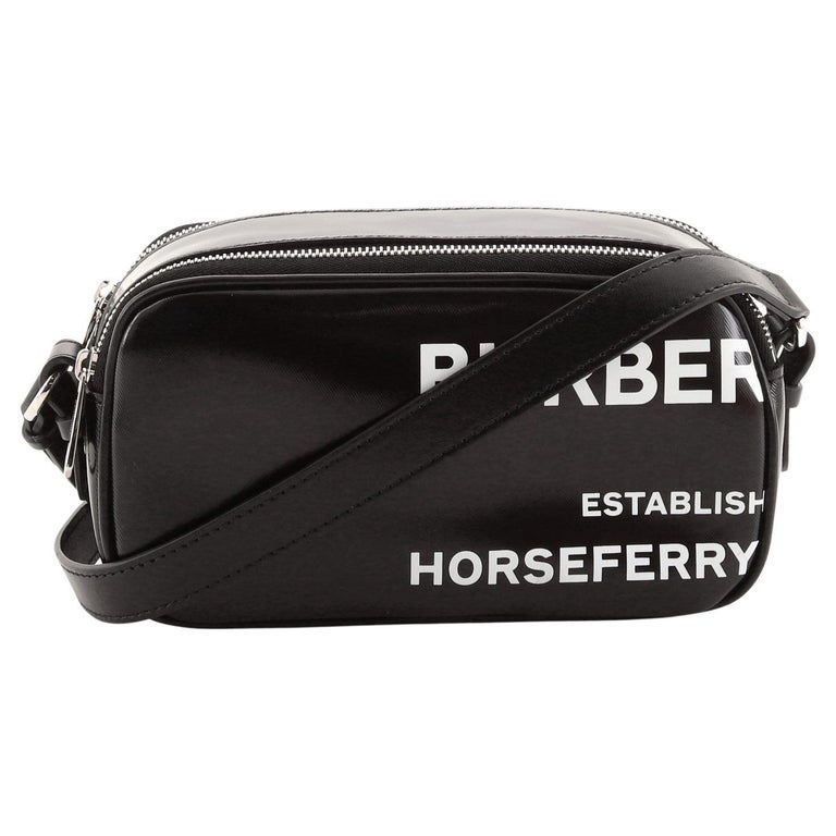 Burberry Camera Bag Horseferry Print Coated Canvas Mini at 1stDibs