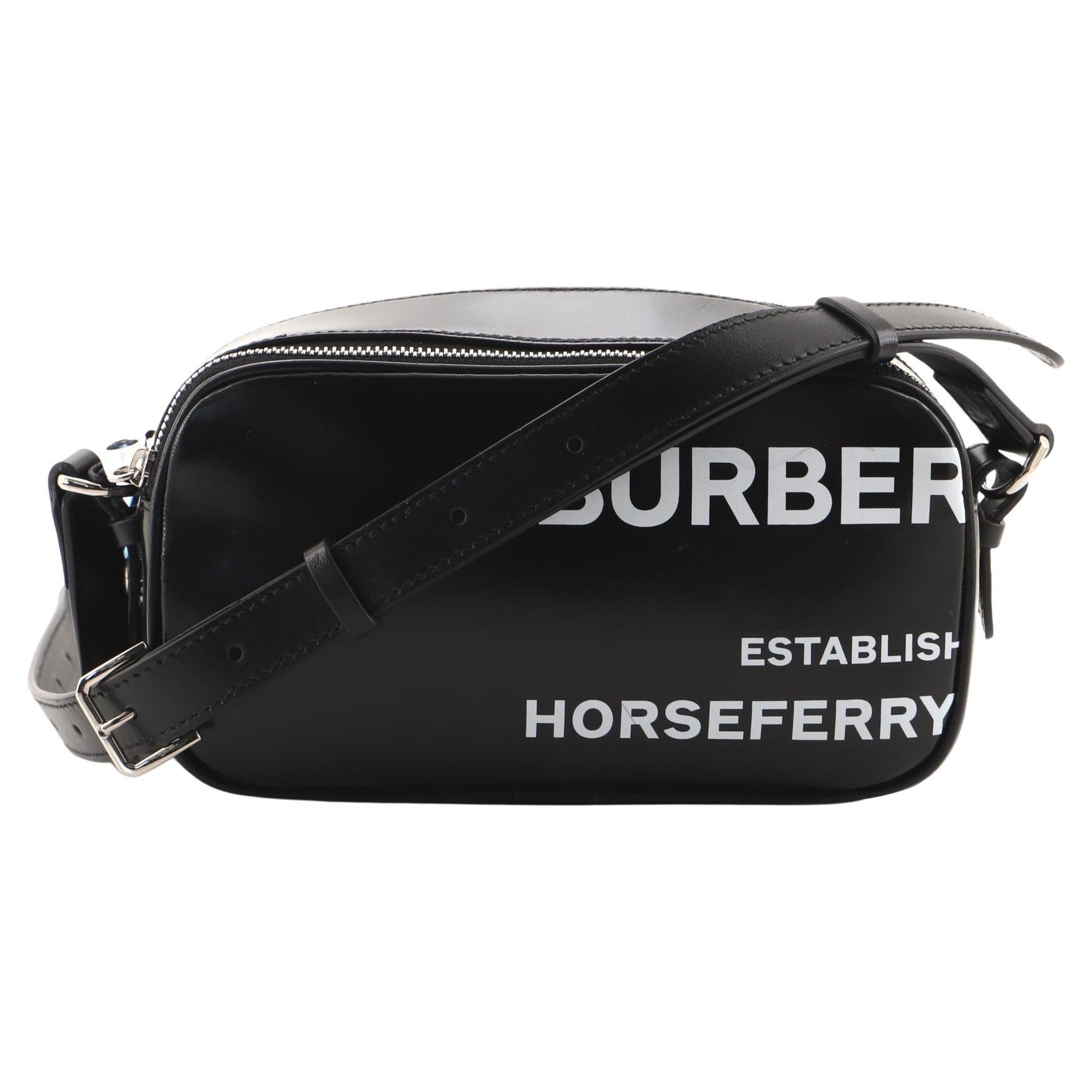 Burberry Camera Bag Horseferry Print Coated Canvas Mini at 1stDibs