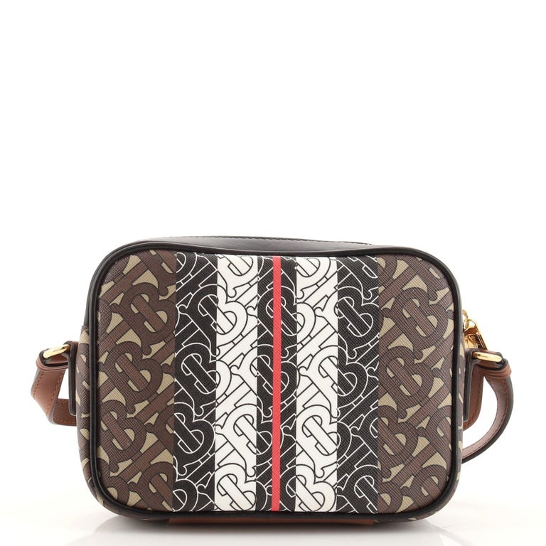 Burberry Camera Bag Monogram ECanvas at 1stDibs