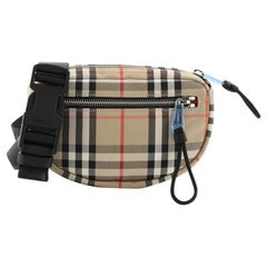 Burberry Cannon Bum Bag Vintage Check Canvas Small