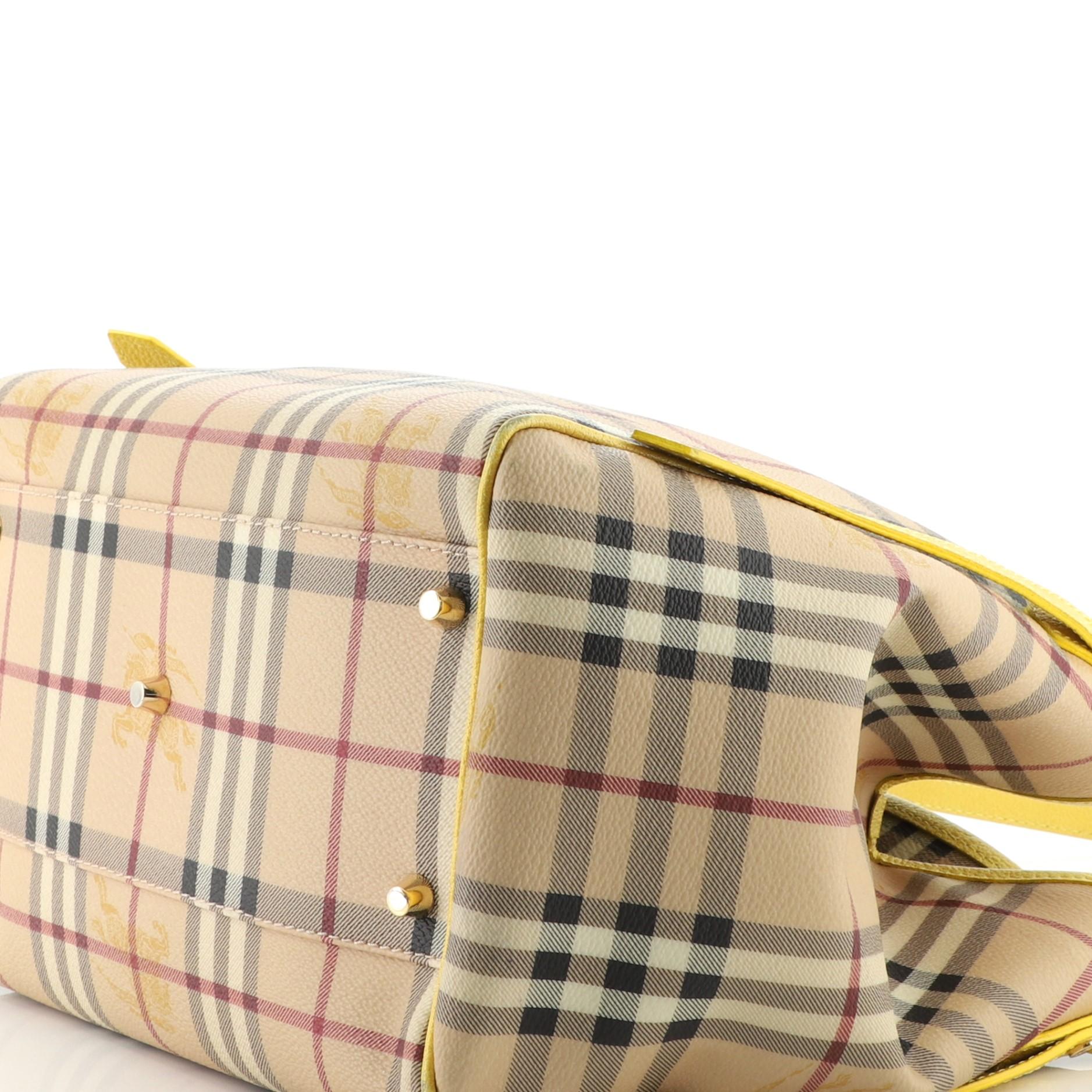Burberry Canterbury Tote Haymarket Tela Coates Piccolo 2