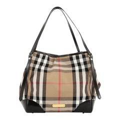 Burberry Canterbury Tote House Check Canvas Medium