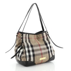 Burberry Canterbury Tote House Check Canvas Small