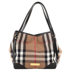 Burberry Canterbury Tote House Check Canvas Small