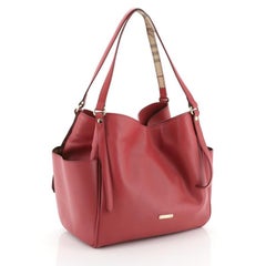 Burberry Canterbury Tote Leather Small
