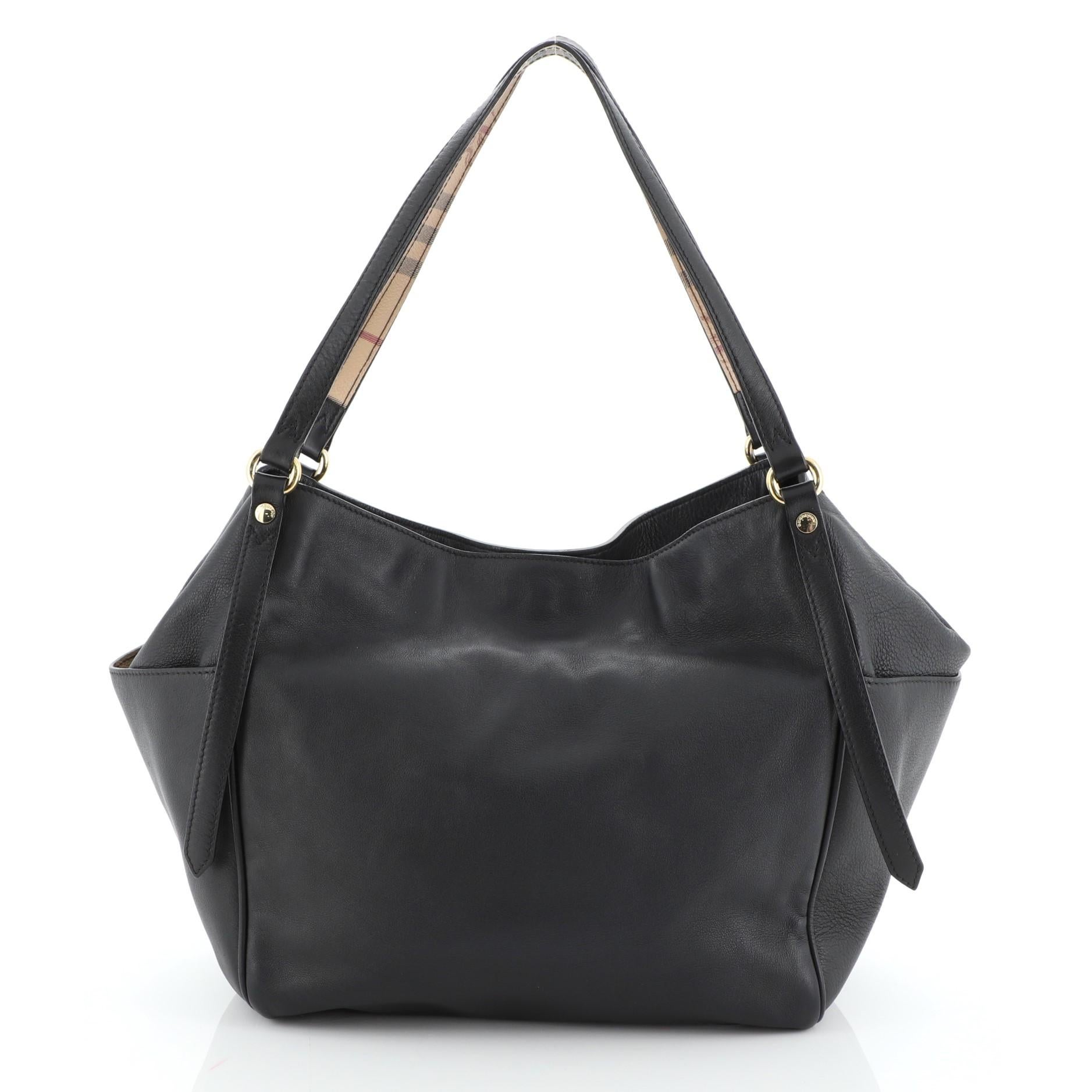 burberry canterbury leather tote