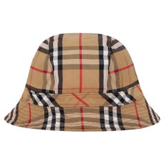 Burberry Canvas Vintage Check Bucket Hat
