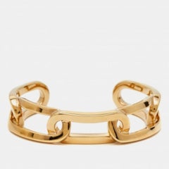 Bracelet manchette à maillons en or de Burberry