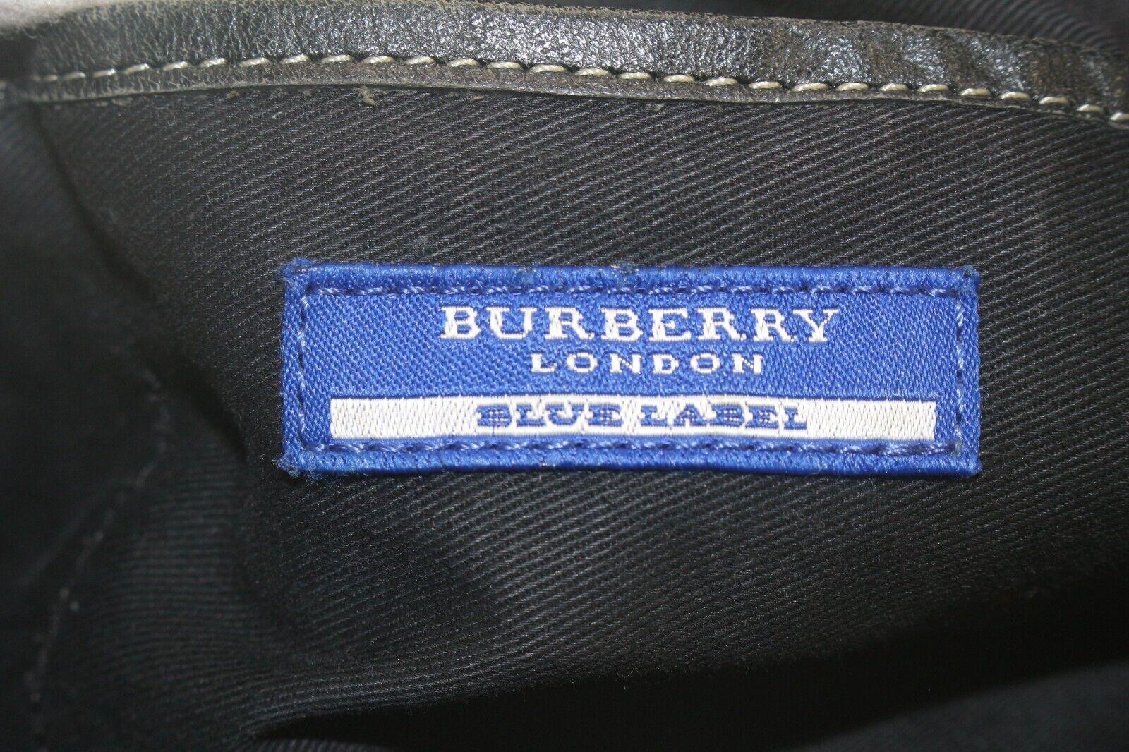 Sac cabas Burberry en toile de jean anthracite 1BUR912K en vente 6