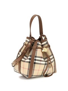 Burberry Check Bucket Bag – Beige