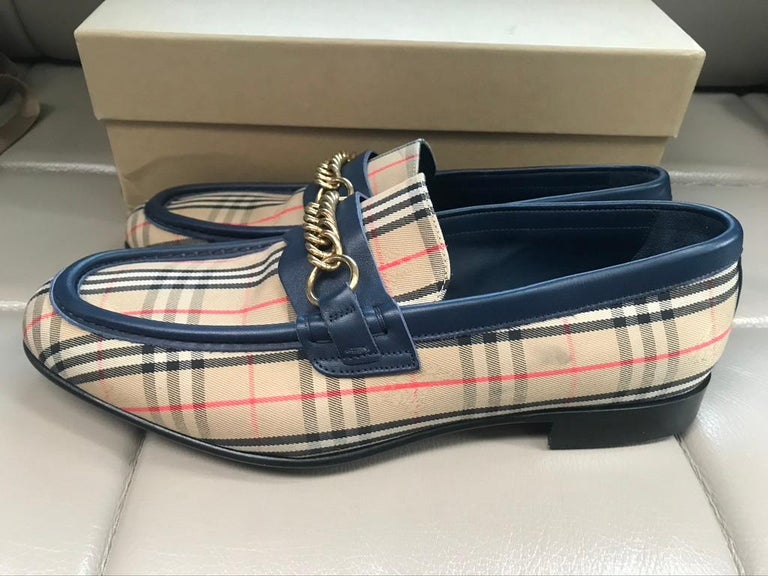 Burberry moorley check loafers deals