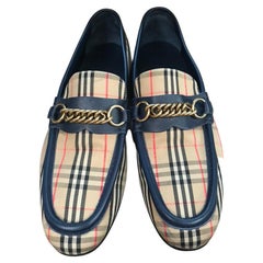 BURBERRY check mens loafers size 44 NEW (other)