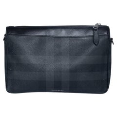 Burberry, Check print rambler bag in canvas