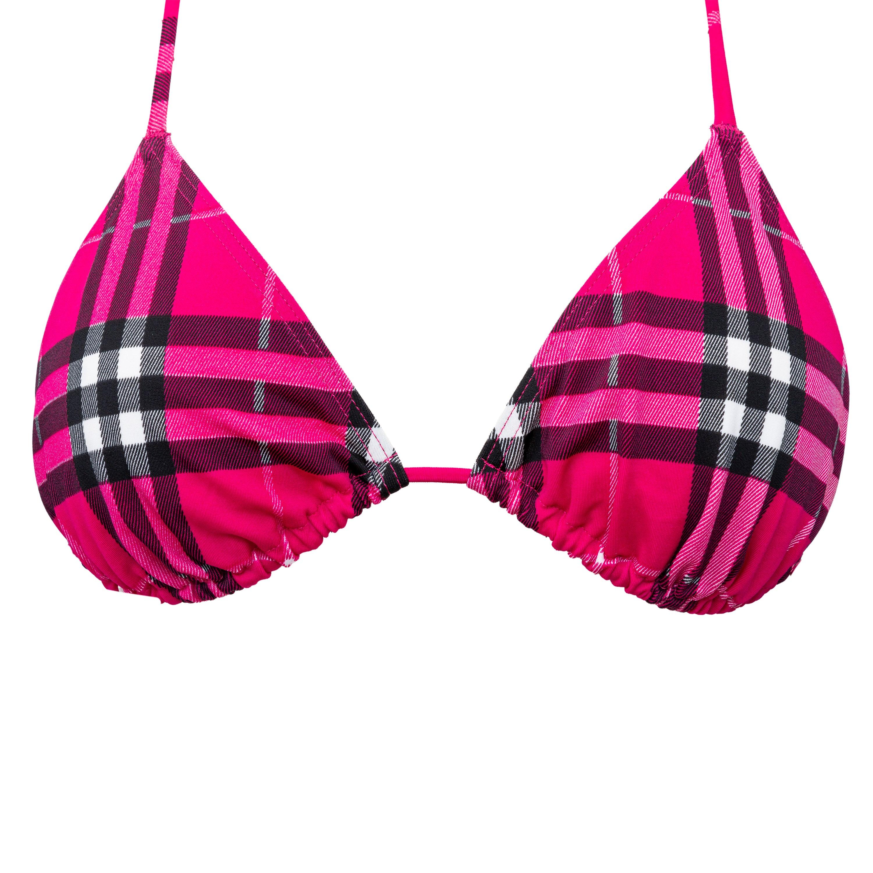 Red Burberry Check Swimwear - '20s For Sale