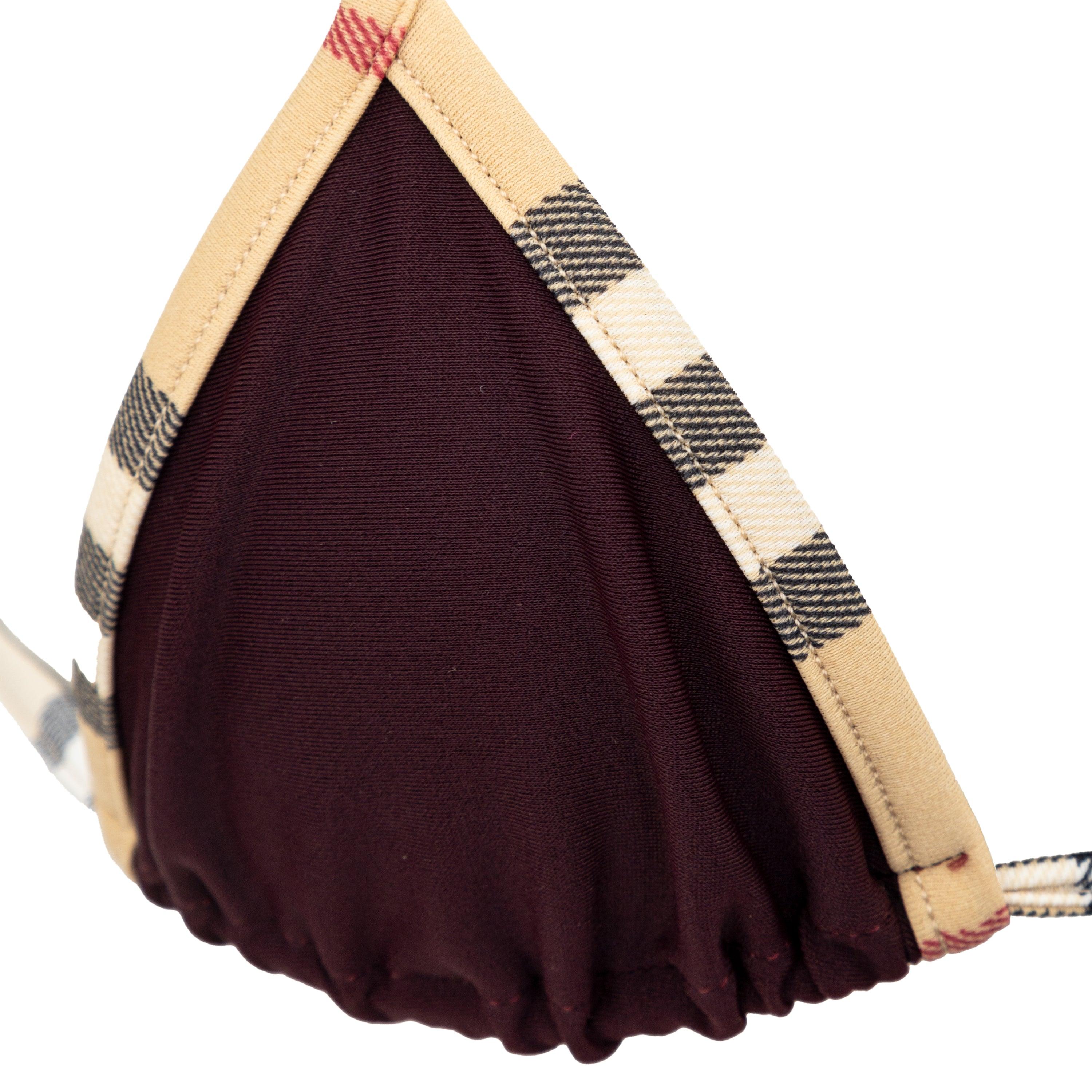 Costume da bagno con gonna a quadri Burberry - Anni '20 in vendita 4