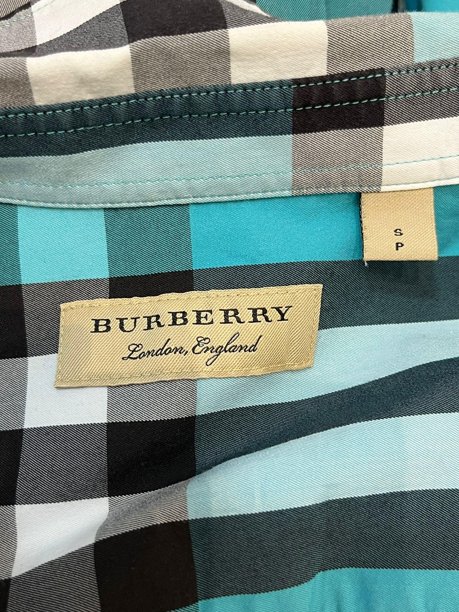 Burberry Checked Cotton Shirt 1