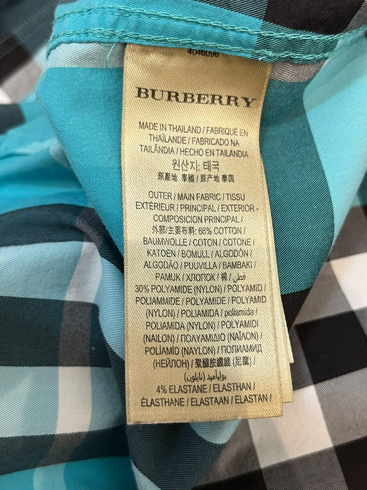 Burberry Checked Cotton Shirt 2
