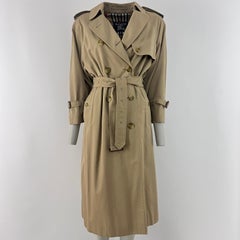 Burberry Chelsea Trench Coat M Beige Circa 1990