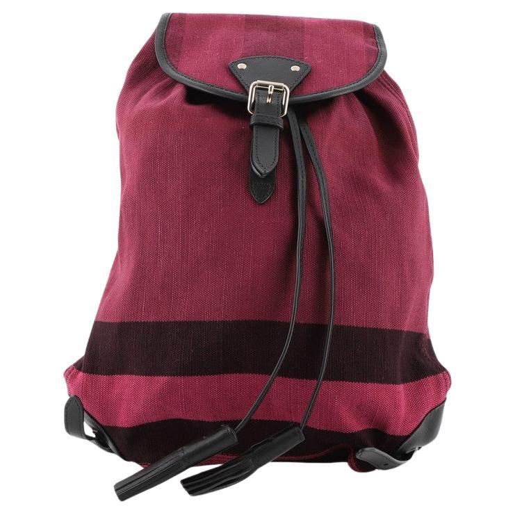 Burberry Chiltern Backpack House Check Canvas Medium at 1stDibs