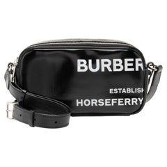 Burberry Coated Canvas Horseferry Print Micro Camera Bag