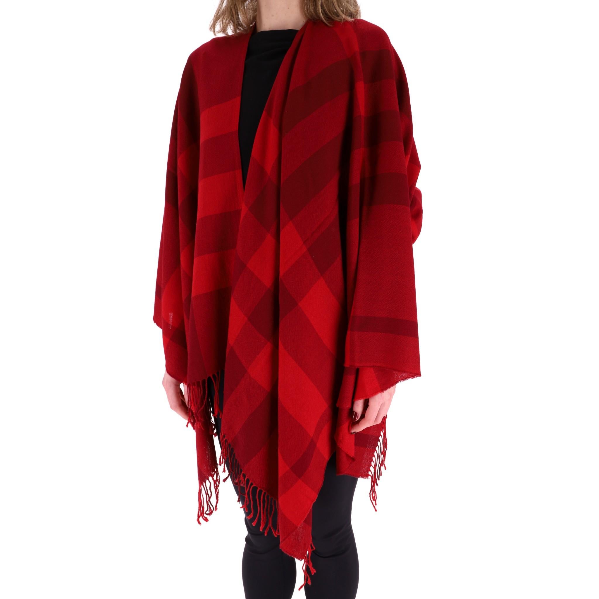 Burberry Colette Checked Merino Wool Shape In Excellent Condition In London, GB