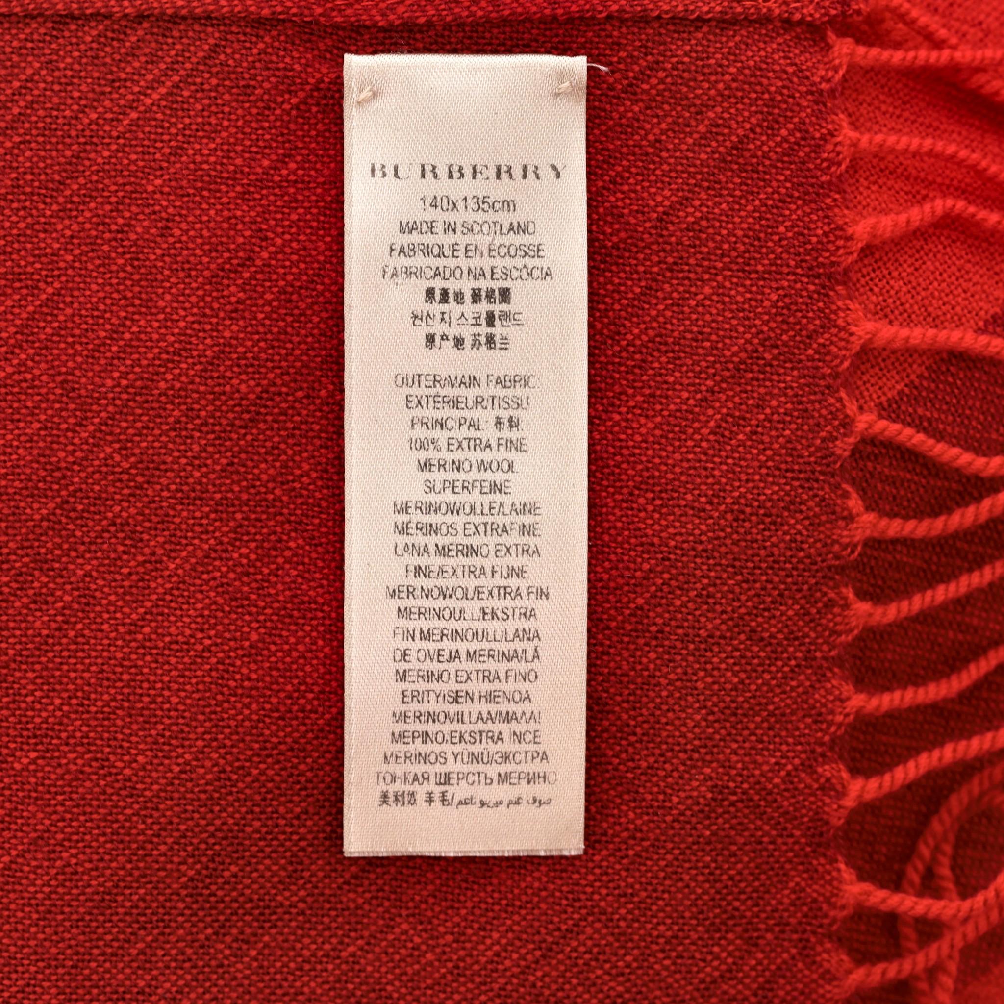 Burberry Colette Checked Merino Wool Shape 1