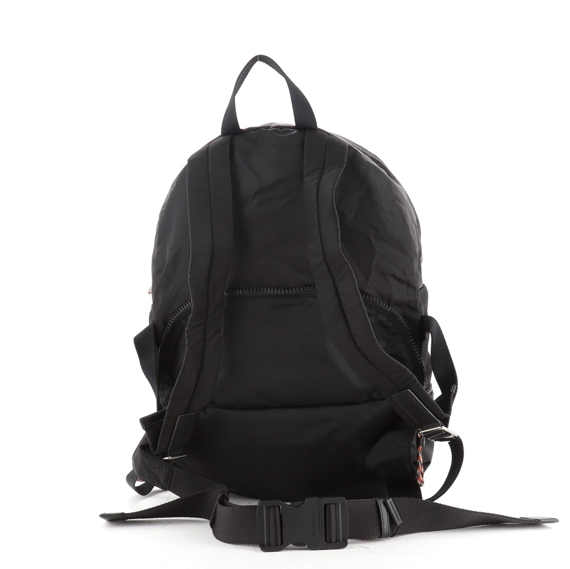 Burberry Convertible Backpack Nylon Medium
Black Nylon

Condition Details: Scratches on hardware.

45024MSC

Height 10