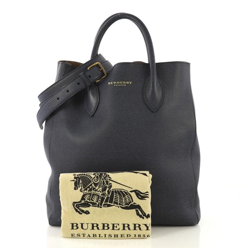 Burberry Convertible Carryall Tote Leather Large at 1stDibs
